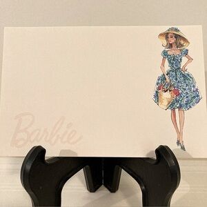 Vintage 1980’s Barbie Flat Note Cards Market Day